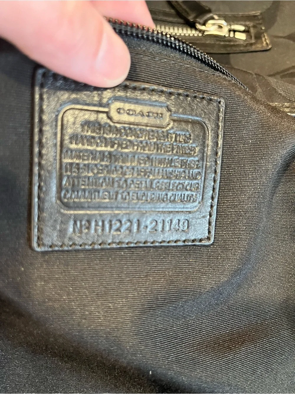 Coach Shoulder Bag Legacy Signature Duffle 21149